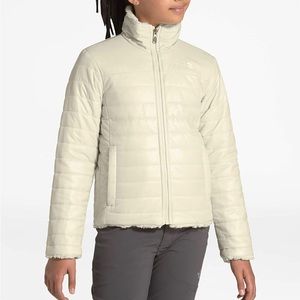 Girls reversible north face jacket size 7/8
